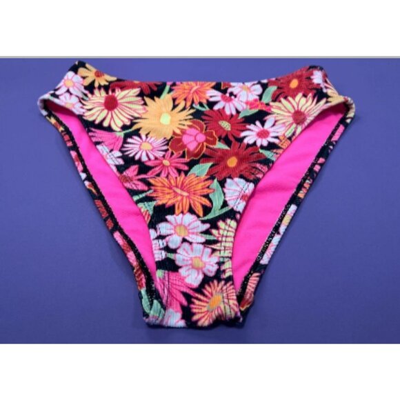 Wild Fable - Women's Ribbed High Waist High Leg Cheeky Bikini Bottom - XS(0-2) - Picture 3 of 11